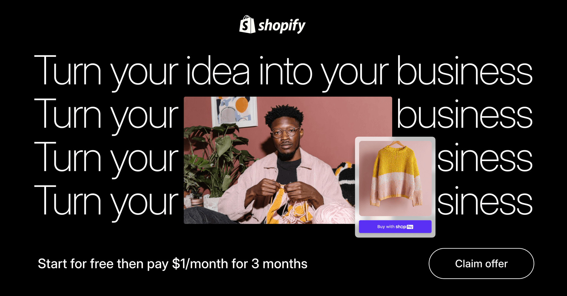 Shopify: Turn your idea into your business